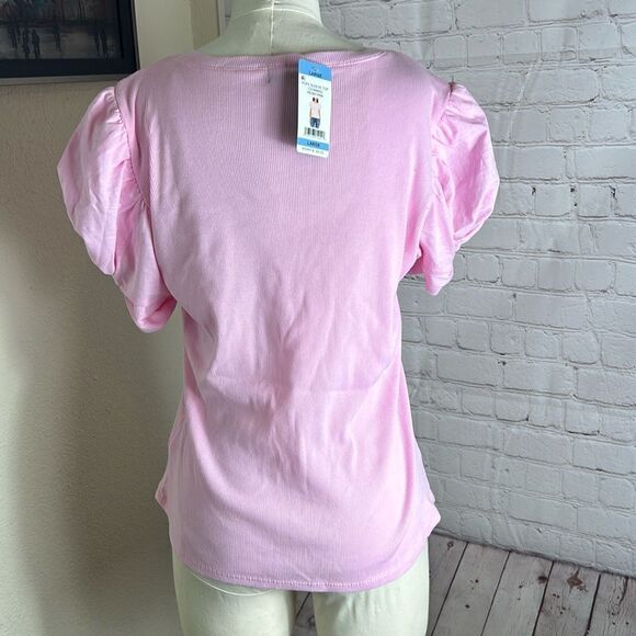 NWT VINCE CAMUTO PUFF SLEEVE TOP - Picture 7 of 9